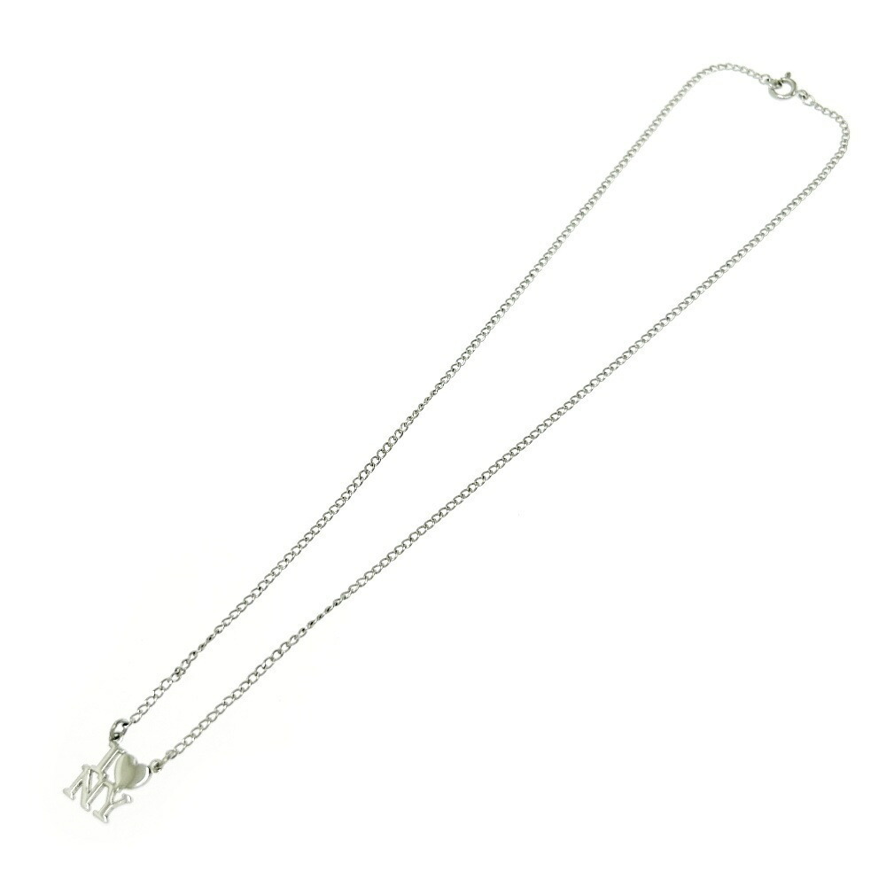 TIFFANY Co Silver I LOVE Necklace Sterling